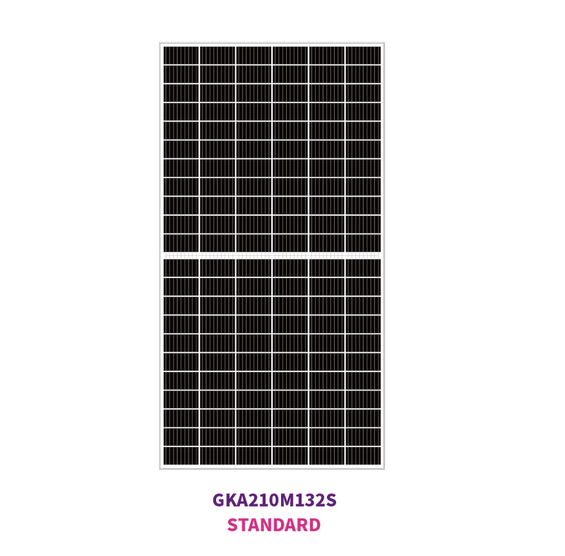 210mm mono 132 solar half cells 675W