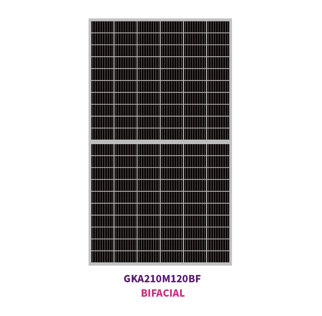 210mm PERCE mono 120 solar half cells 605W