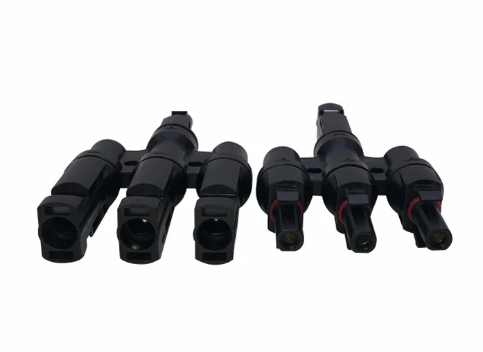 TUV certificated standard connector PV connector 3 in 1 out universal wire connector waterproof for solar system use