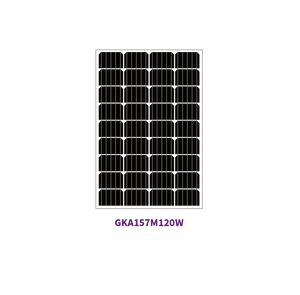157mm MONO 36 cells 120W solar panel