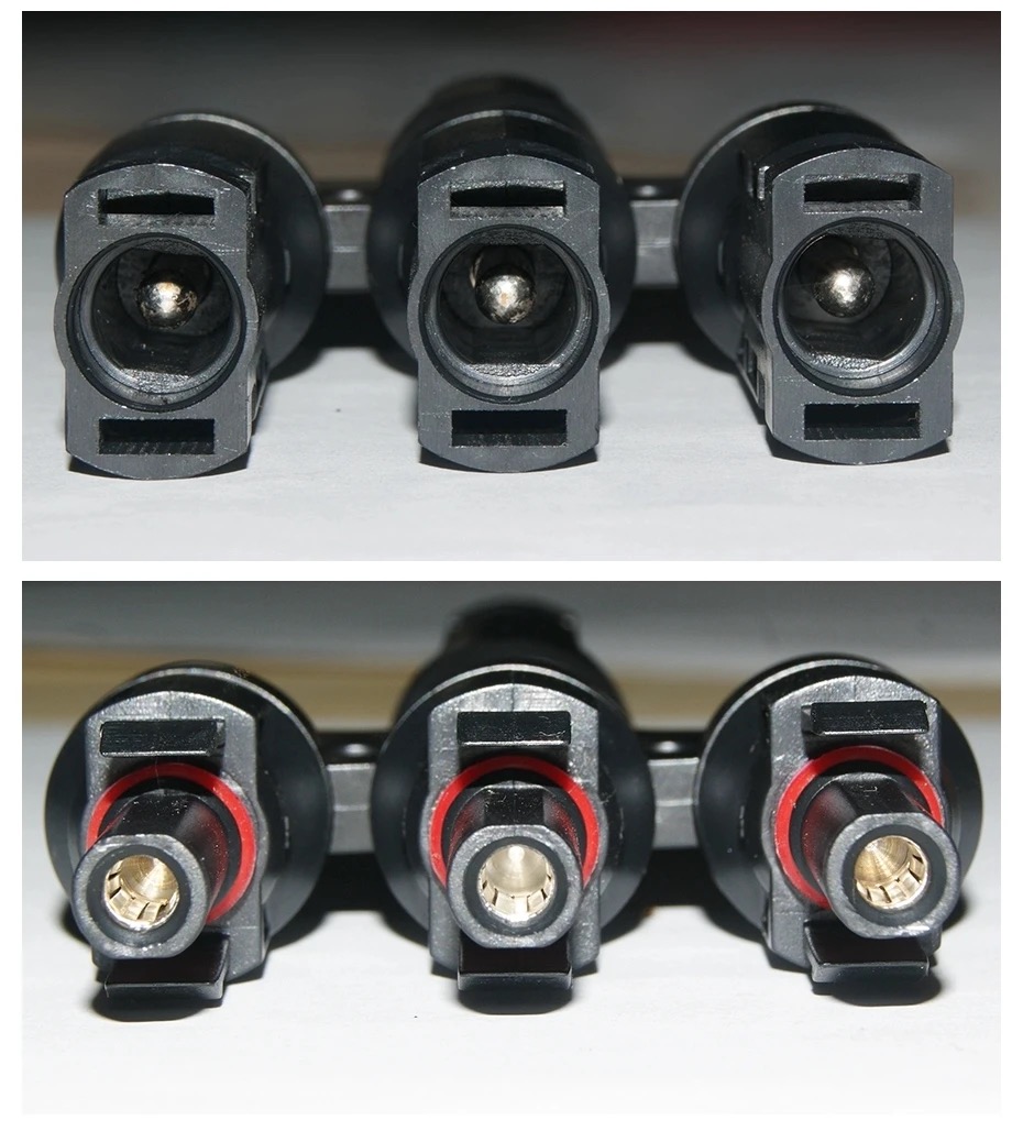 TUV certificated standard connector PV connector 3 in 1 out universal wire connector waterproof for solar system use