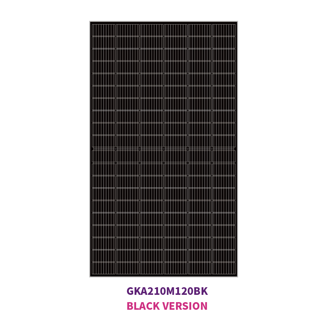 210mm PERCE mono 120 solar half cells 605W