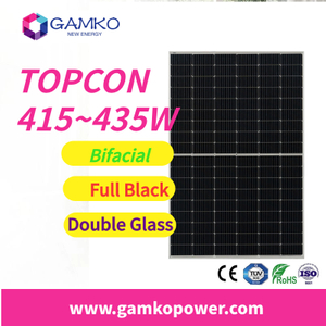 Overseas Warehouse Price 430W Topcon Mono Half Cell Photovoltaic Panels 420W 415W For Home Solar System