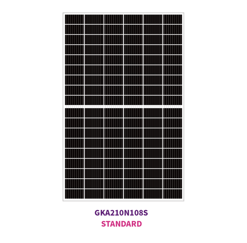 210mm N-TYPE mono 108 solar half cells 580W