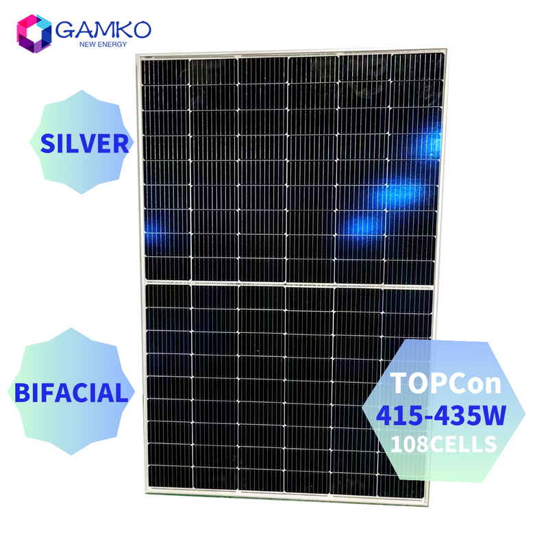 Hot selling bifacial 550w 210mm 108 cells solar and photovoltaic panels solar panels cell solar panels 