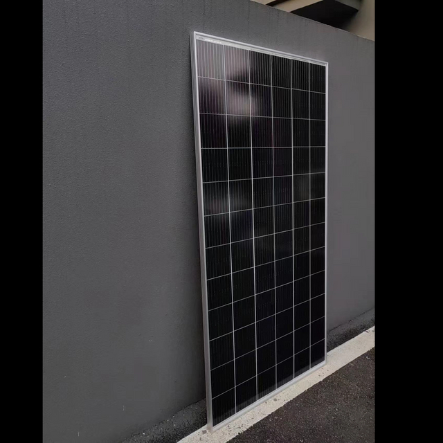 Sliver/ All Black Solar Panels 340w 157mm 60 Cells Bifacial Solar Panels Price of Photovoltaic Solar Panels 320w 330w