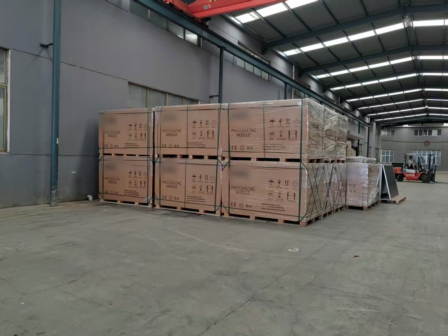 Delivery To France 500W Full Black& Double Glass Solar Panels, Solar Inverter & Lithium Battery