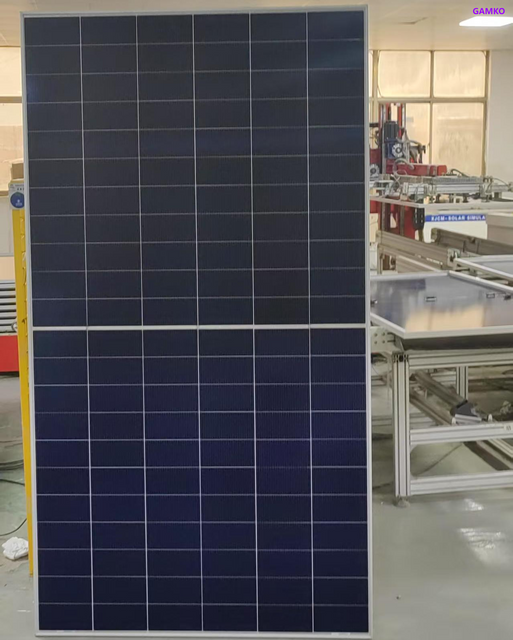 Bifacial 700W Solar Panel Double Glass PV Panel Solar System for Home Solar Energy 