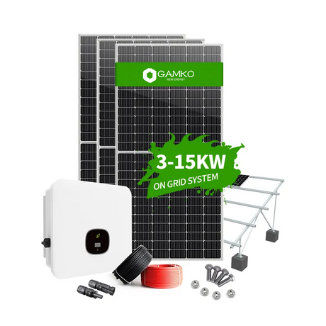 5KW On Grid Solar Energy System PV Module System Kit For Home 3KW 6KW 8KW 