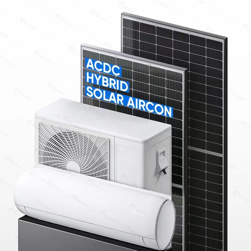 Btu Hybrid Ac Dc Solar Air Conditioner With The Battery Energy Solar Ac System Btu