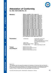  TUV CE CERTIFICATE CE 02 
